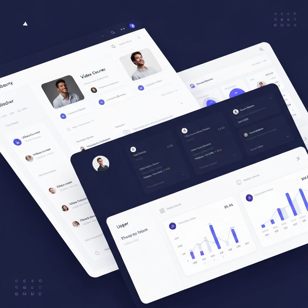 Online education platform showing courses and learner management